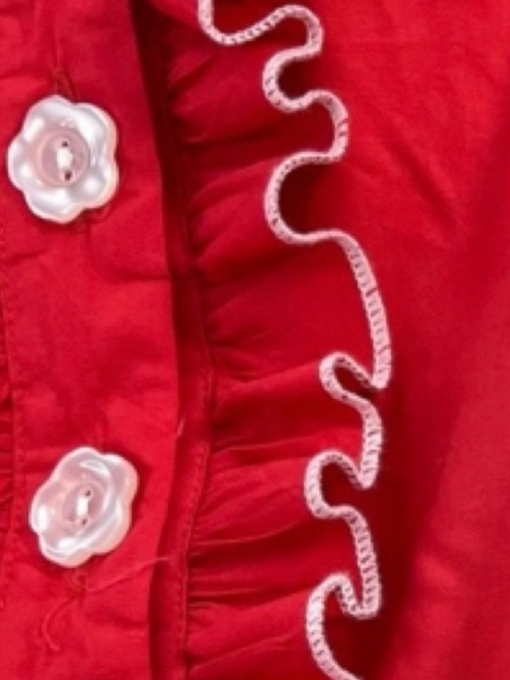 Lindy Bop Bright Red Cotton Blend Dress - Picture 7 of 7